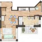 2-pokojowy 50 m2 Relax - plan