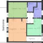 Apartament numer 8 - plan