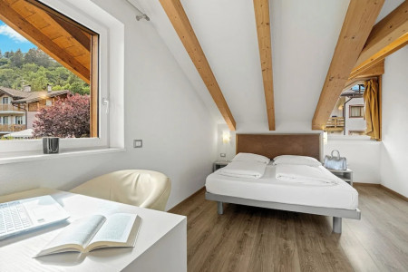 Residence des Alpes - O podwyższonym standardzie apartament 2 sypialnie i balkonem