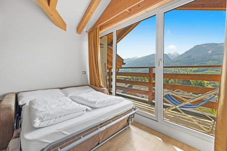 Residence des Alpes - O podwyższonym standardzie apartament 2 sypialnie i balkonem