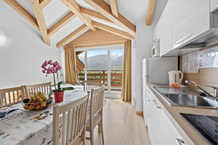 Residence des Alpes - O podwyższonym standardzie apartament 2 sypialnie i balkonem