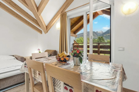 Residence des Alpes - O podwyższonym standardzie apartament 2 sypialnie i balkonem