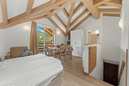 Residence des Alpes - O podwyższonym standardzie apartament 2 sypialnie i balkonem