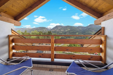 Residence des Alpes - O podwyższonym standardzie apartament 2 sypialnie i balkonem